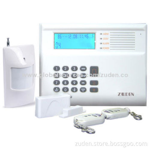 Wireless Home Alarm System with Blue LCD Display and Ademco Contact ID ProtocolNew